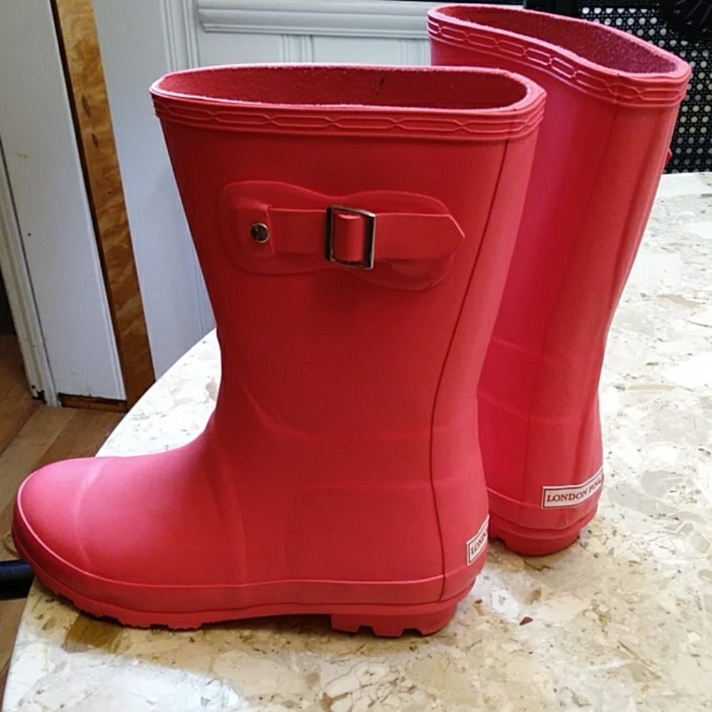 London fog rain boots